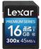 Lexar SDHC Premium II 16GB UHS-I 300x