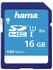 Hama 181094 SDHC 16GB Speicherkarte Class 10 Blau (Blau)