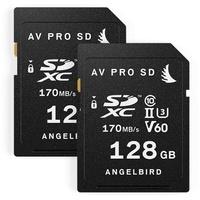 Angelbird SDXC AV Pro 128GB Class 10 UHS-II V60 (2 St.)