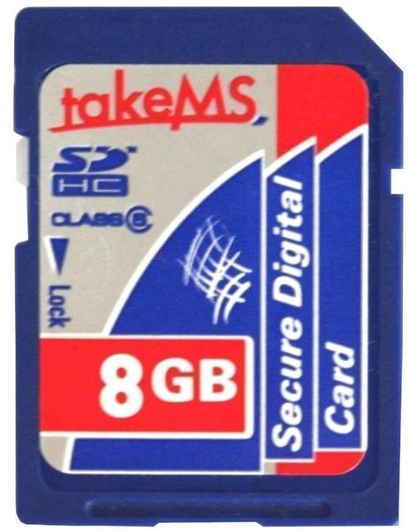 takeMS SDHC Card 8 GB Class 6 (88633)