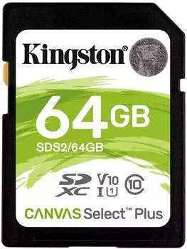 Kingston Canvas Select Plus SDXC 64GB Kingston Canvas Select Plus SDXC 64GB