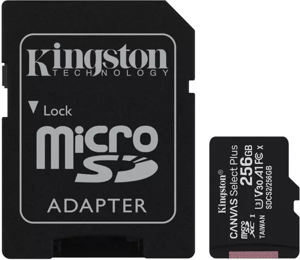 Kingston Canvas Select Plus microSDXC 256GB (Adapter)