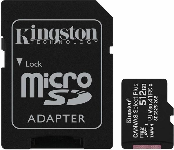 Kingston Canvas Select Plus microSDXC 512GB (Adapter)