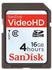 SanDisk SDSDHV-016G-E15 SDHC Video HD Secure Digital 16384 MB