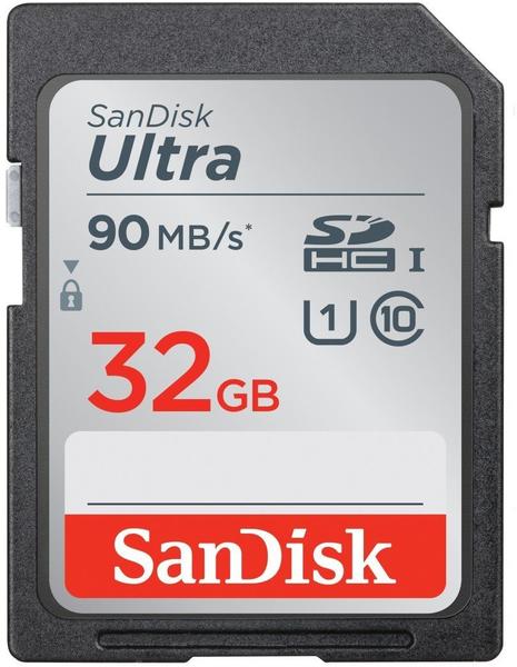 SanDisk SDHC Ultra 32GB Class 10 90MB/s UHS-I