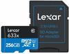 Lexar LSDMI256BB633A, Lexar High-Performance 633x microSDXC UHS-I U3 (microSDXC, 256