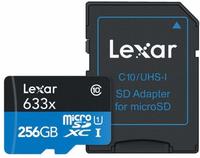 Lexar LSDMI256BB633A, Lexar BLUE Serie 256GB High-Performance 633x microSDXC UHS-I