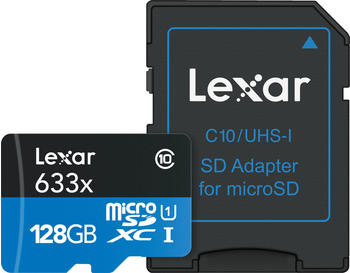 Lexar microSDXC 128GB UHS-I 633x + SD-Adapter