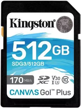 Kingston Canvas Go! Plus SDXC 512GB Kingston Canvas Go! Plus SDXC 512GB