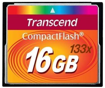 Transcend Standard Compact Flash 133x 16GB (TS16GCF133)