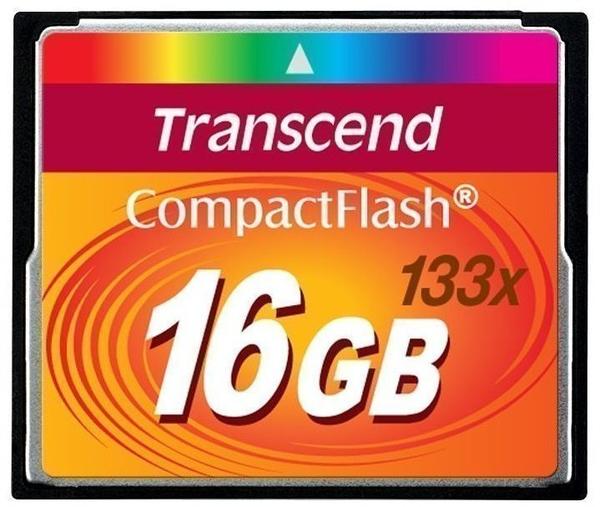 Transcend Standard Compact Flash 133x 16GB (TS16GCF133)
