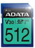 A-Data Premier Pro 512 GB SDXC Klasse 10 UHS-I - Speicherkarten (512 GB, SDXC, Klasse 10, UHS-I, 100 MB/s, Blau)