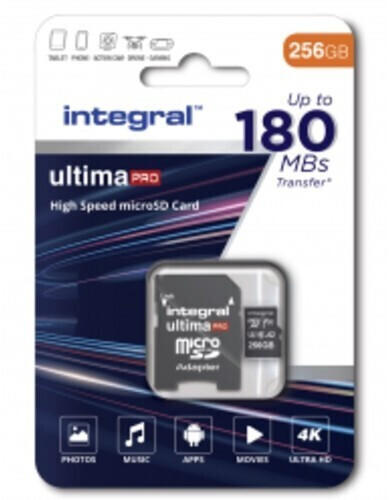 Integral Professional High Speed microSDXC 180MB/S 256GB