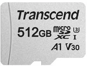 Transcend 300S microSDXC 512GB mit Adapter – Robust und Zuverlässig für den Alltag