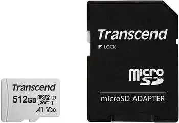 Transcend 300S microSDXC 512GB mit Adapter