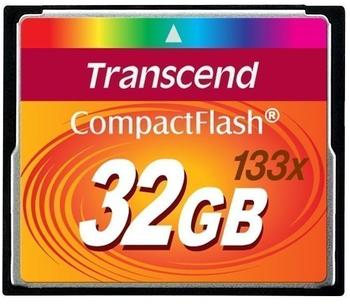Transcend Standard Compact Flash 133x 32GB (TS32GCF133)