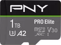PNY PRO Elite - Flash-Speicherkarte - 1 TB - A2 / Video Class V30 / UHS-I U3 /
