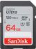 SanDisk Ultra SDXC Speicherkarte 64 GB Klasse 10