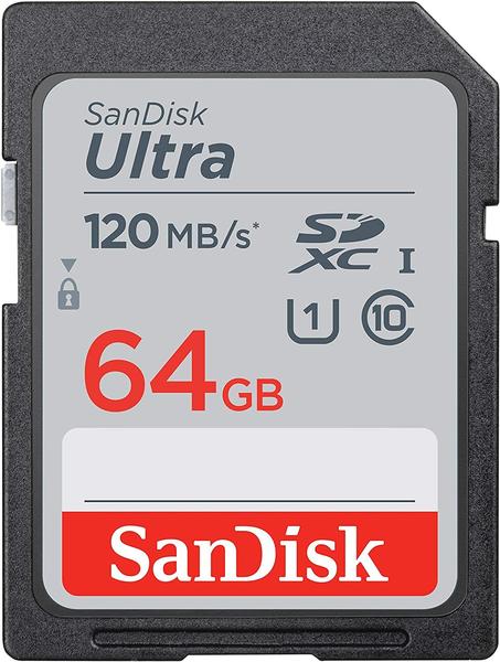 SanDisk Ultra SDXC Speicherkarte 64 GB Klasse 10