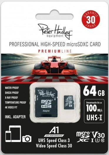 Peter Hadley PremiumLine (2018) microSDXC 64GB
