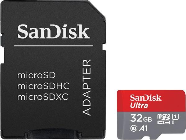 SanDisk Ultra 32 GB microSDHC, Speicherkarte