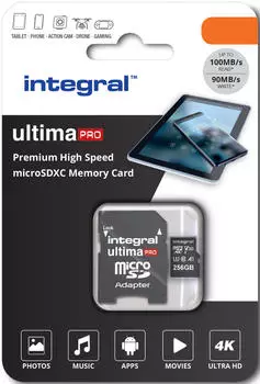 Integral ultimaPRO U3 V30 microSDXC 256GB Integral ultimaPRO U3 V30 microSDXC 256GB