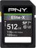 PNY Elite-X SDXC Card 512GB Class 10 UHS-I U3 100MB/s