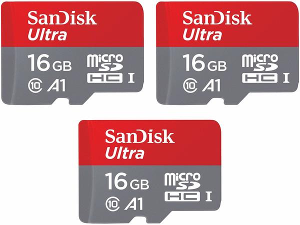 SanDisk Ultra 16 GB MicroSDXC UHS-I, Klasse 10,