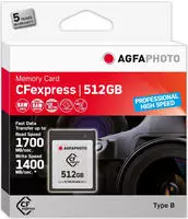 AgfaPhoto 10442, AgfaPhoto CFexpress Professional, 512 GB, CFexpress, NAND, 1700