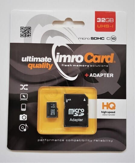 imro microSSHC Class 10 32GB with Adapter