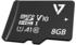 V7 8 GB Class 10 microSDHC-Karte + Adapter