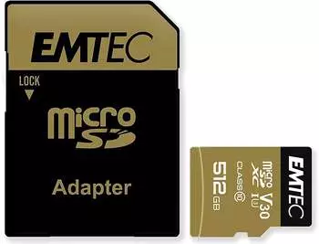 Emtec microSDXC 512GB Class 10 Speedin (ECMSDM512GXC10SP) – Vielseitige Einsatzmöglichkeiten für verschiedene Geräte