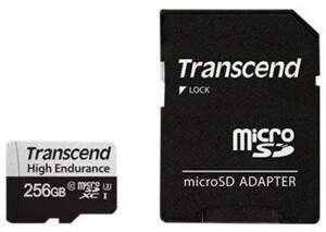 Transcend 350V High Endurance microSDXC 256GB