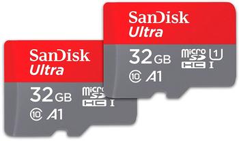 SanDisk Ultra microSD Speicherkarte 32 GB MicroSDHC UHS-I Klasse 10