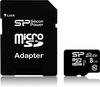 Silicon Power SP008GBSTHBU1V10SP, Silicon Power Elite UHS-I 8GB microSDHC Ad.