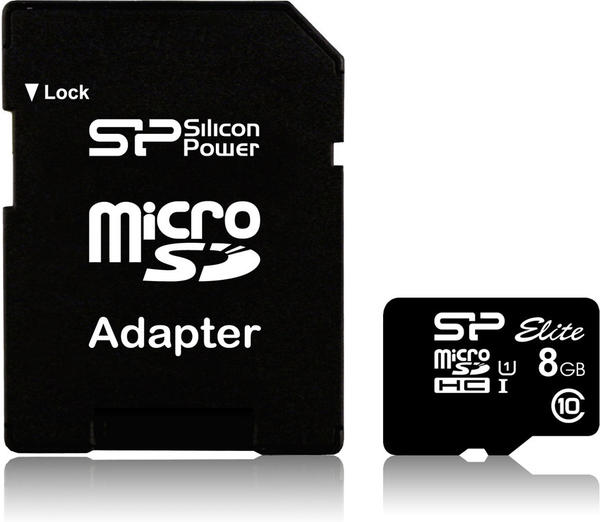Silicon Power Elite microSDHC 8GB (SP008GBSTHBU1V10SP)