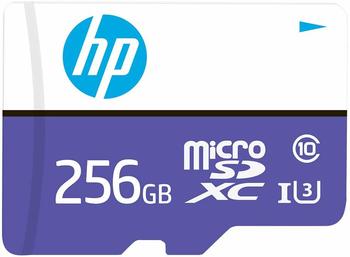 HP mx330 Class 10 U3 microSDXC Flash-Speicherkarte, Lesegeschwindigkeit bis zu 100 MB-s (HFUD064-1U3PA) 256GB