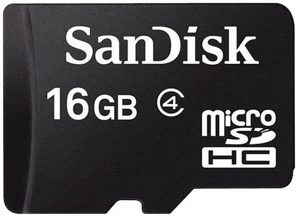 Sandisk SanDisk microSDHC 16GB Class 4 (SDSDQ-016G-B35A)