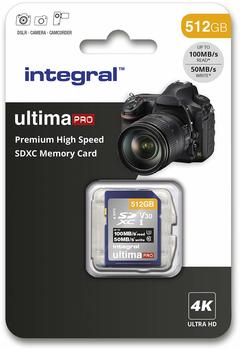 Integral 512GB SDXC 100-90MB/s UHS-I V30 SD