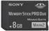Sony MSMT8GN Memory Stick Pro Duo Mark2 8192 MB