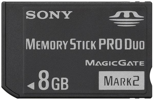 Sony MSMT8GN Memory Stick Pro Duo Mark2 8192 MB