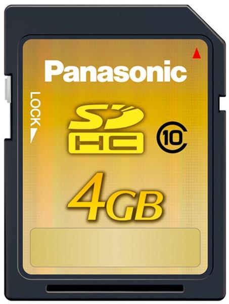 Panasonic RP-SDW04GE1K Class 10 Sdhc Secure Digital 4096 MB