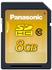 Panasonic RP-SDW08GE1K Class 10 Sdhc Secure Digital 8192 MB