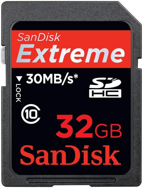 SanDisk SDSDX3-032G-E31 Extreme III Sdhc Secure Digital 32768 MB