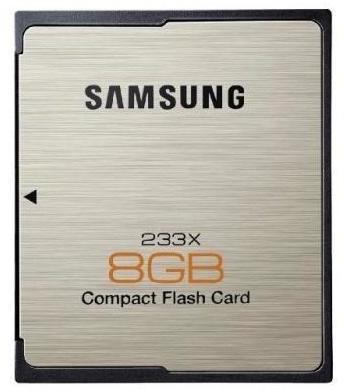 SAMSUNG 233X Compact Flash Plus 8192 MB