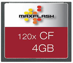 MaxFlash Compact Flash 4GB 120x (CF4G120M-R)