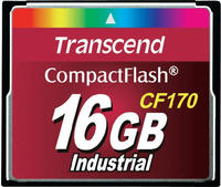Transcend TS16GCF170, 16GB Transcend CF CARD CF170 Industrie