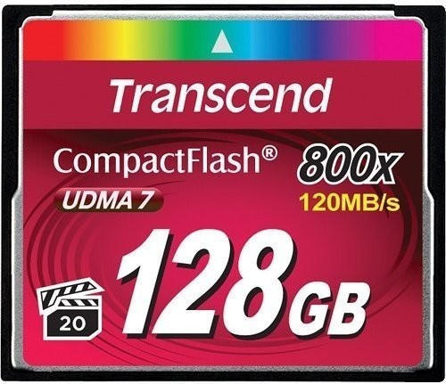 Transcend CompactFlash 128GB 800X (TS128GCF800)