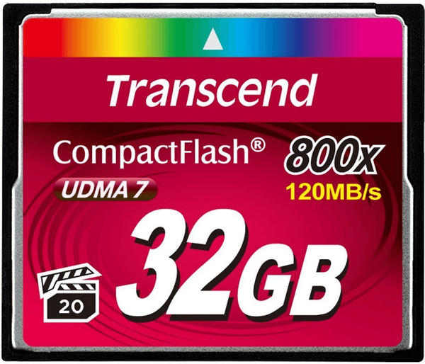 Transcend Ultra-Speed Compact Flash 32GB 800x (TS32GCF800)