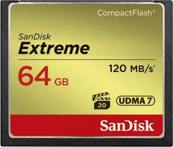 SanDisk CompactFlash Extreme 64GB (SDCFXSB-064G-G46)